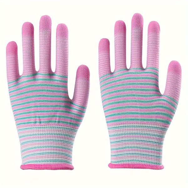 Zebra Striped Gloves Gardening Non-slip Wear-resistant Work Labor Cleaning Gloves Security Labor Protection Gloves