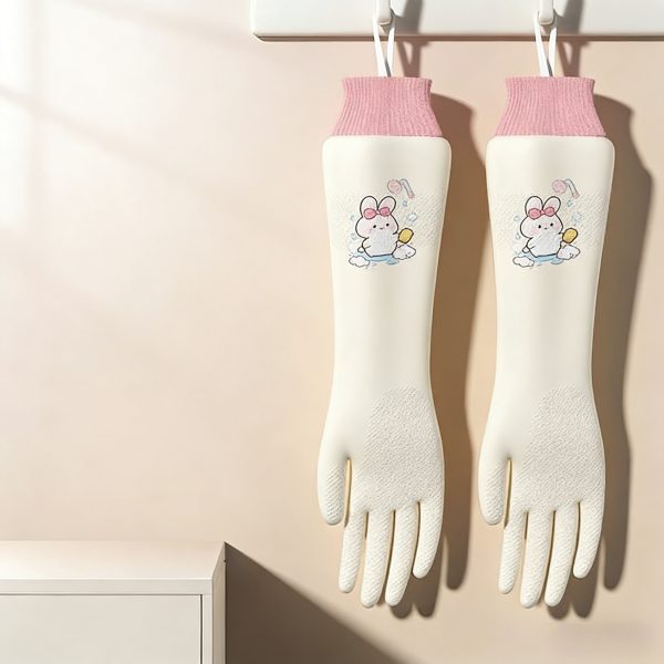 A Pair of Household Cleaning Gloves, Comfortable Dishwashing Gloves for Kitchen Chores, Durable and Thickened for Wear Resistance, Suitable for Washing Dishes, Cooking, and Essential for Outdoor Camping